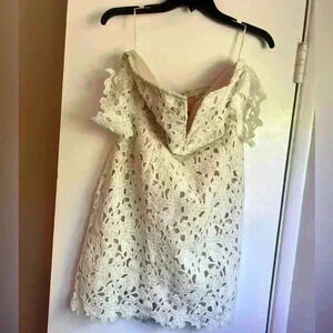 Revolve White lace Mini
